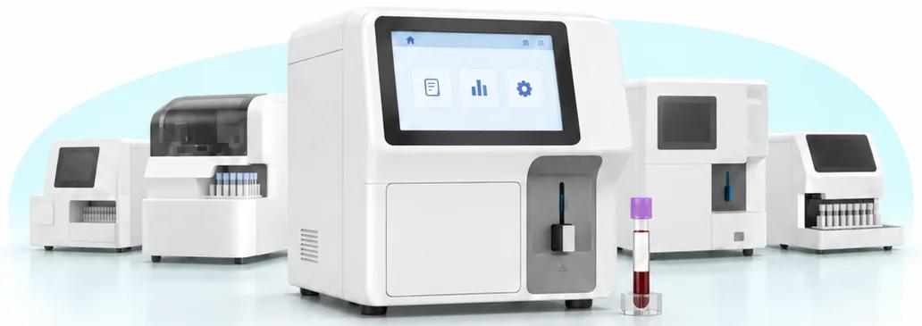 A range of laboratory analysers that connect to iPacienti LIS